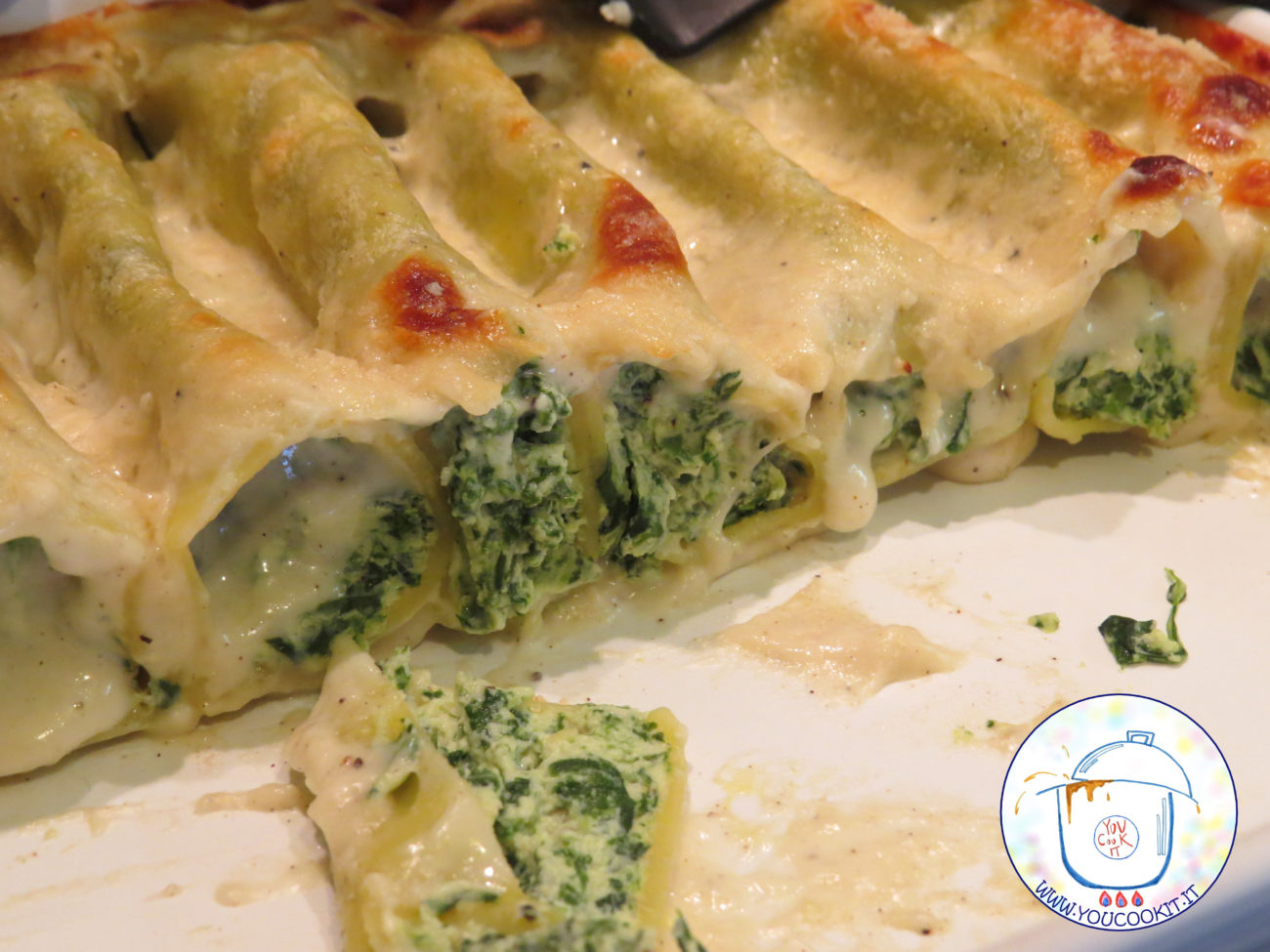 Cannelloni ricotta e spinaci